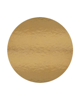 5 Tortenplatten zweiseitig 39cm/3mm GOLD-SILBER spiegelnd rund