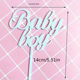 Torten Topper Acryl 1 Stück Baby Boy