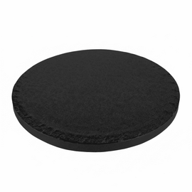 5 Black Cake Plates 30cm Round, 13mm Thick (copy)