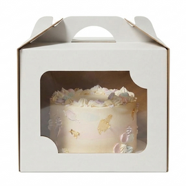 Tortenschachtel mit Sichtfenster 30×30×25 cm