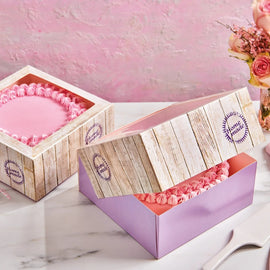 FunCakes Cake Box -Pure- 21x21x9 cm pk/2