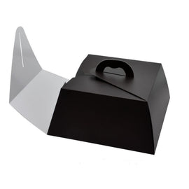 Cake box 30x30x13.5 cm Black Matte Soft Touch