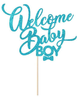 Torten Topper Acryl 1 Stück Baby Boy