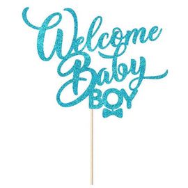 Torten Topper Acryl 1 Stück Baby Boy