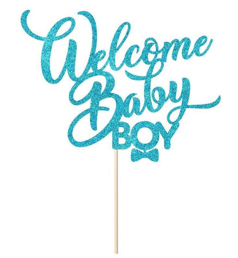 Torten Topper Acryl 1 Stück Baby Boy