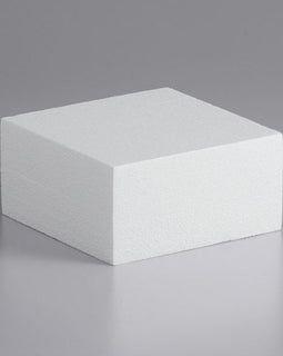 Torten-Dummy Quadrat 15cm, Höhe: 10cm