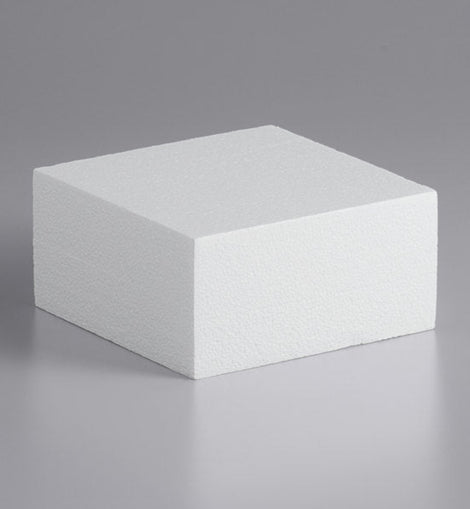 Torten-Dummy Quadrat 25cm, Höhe: 10cm