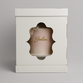 Cake box white 32x32x45 with display