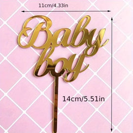 Torten Topper Acryl 1 Stück Baby Boy