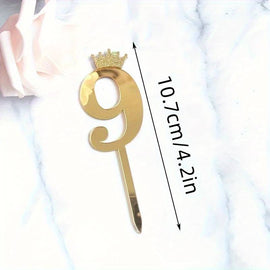 Torten Topper Acryl 10 Zahlen