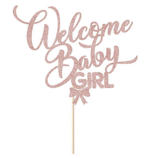 Décoration de gâteau 1 pièce Bébé fille