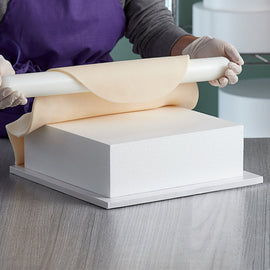 Torten-Dummy Quadrat 30cm, Höhe: 7cm