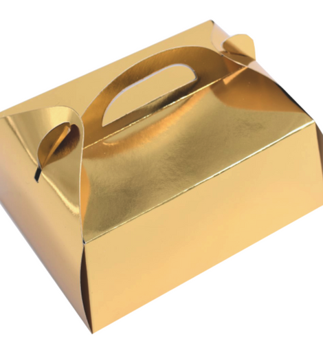 Cake box 12x12x7 Gold