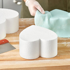 Torten-Dummy Herz 20cm, Höhe: 7cm