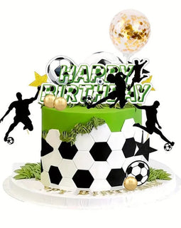 Torten Topper Fußballkuchen-Dekorationen
