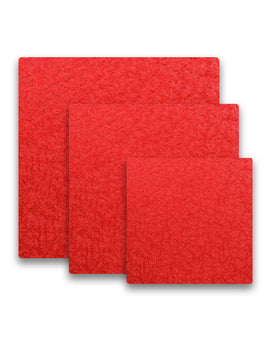 Tortenplatte Rot 30,5x30,5cm quadrat,12mm dick