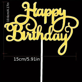 Torten Topper 10 Stück Happy Birthday