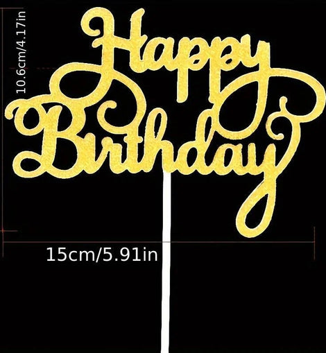 Torten Topper 10 Stück Happy Birthday