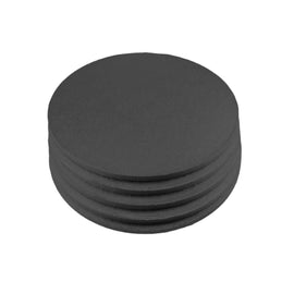 5 Black Cake Plates 30cm Round, 13mm Thick (copy)