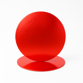 Tortenplatte Rund Rot 23 cm, 2 mm dick