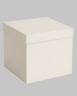 Hohe Tortenschachtel Weiss- 23x23x23 cm